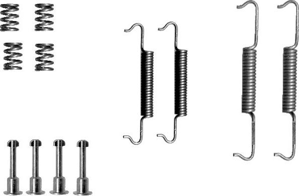 HELLA 8DZ 355 201-791 - Комплектуючі, гальмівна система autozip.com.ua