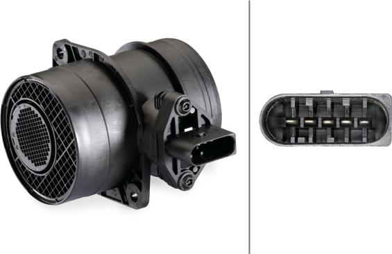 HELLA 8ET 009 142-571 - Датчик потоку, маси повітря autozip.com.ua