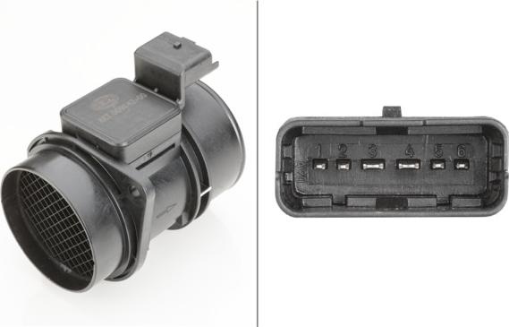 HELLA 8ET 009 142-001 - Датчик потоку, маси повітря autozip.com.ua