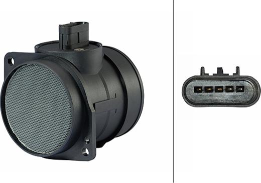 HELLA 8ET358 095-911 - Датчик потоку, маси повітря autozip.com.ua