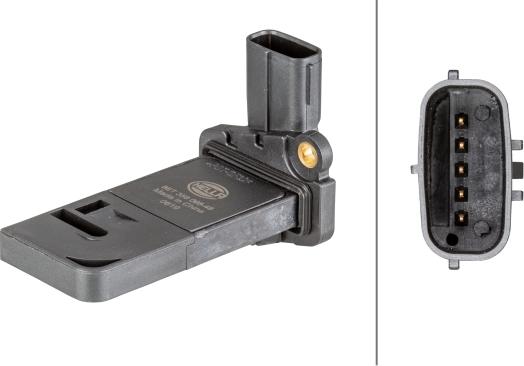 HELLA 8ET 358 095-481 - Датчик потоку, маси повітря autozip.com.ua
