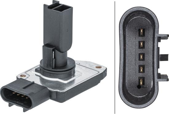 HELLA 8ET 358 095-811 - Датчик потоку, маси повітря autozip.com.ua