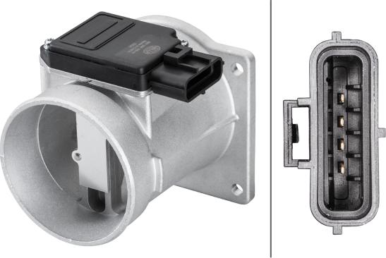 HELLA 8ET 358 166-431 - Датчик потоку, маси повітря autozip.com.ua