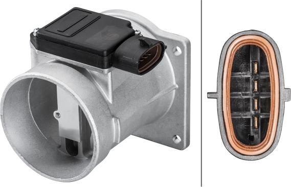 HELLA 8ET 358 166-061 - Датчик потоку, маси повітря autozip.com.ua