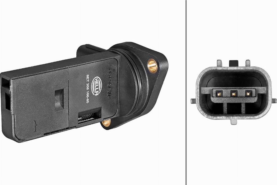 HELLA 8ET 358 166-851 - Датчик потоку, маси повітря autozip.com.ua