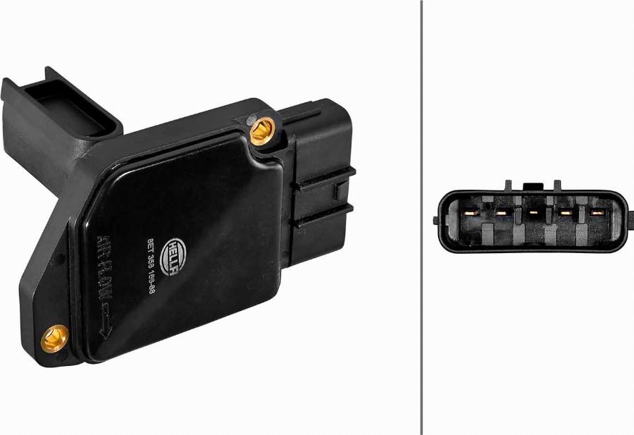 HELLA 8ET 358 166-881 - Датчик потоку, маси повітря autozip.com.ua