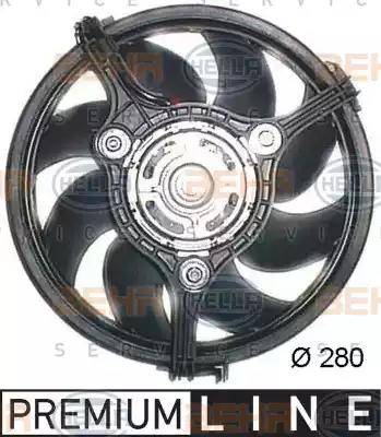 HELLA 8EW 351 044-041 - Вентилятор, охолодження двигуна autozip.com.ua