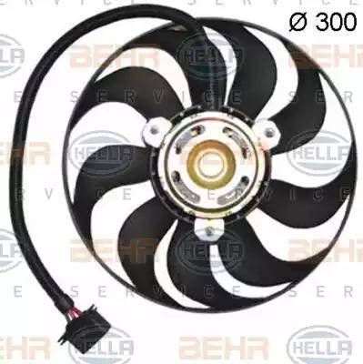 HELLA 8EW 351 150-084 - Вентилятор, охолодження двигуна autozip.com.ua