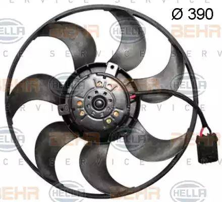 HELLA 8EW 351 150-144 - Вентилятор, охолодження двигуна autozip.com.ua