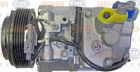 HELLA 8FK 351 105-281 - Компресор, кондиціонер autozip.com.ua