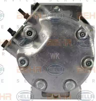 HELLA 8FK 351 119-851 - Компресор, кондиціонер autozip.com.ua