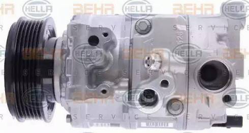 HELLA 8FK 351 114-301 - Компресор, кондиціонер autozip.com.ua