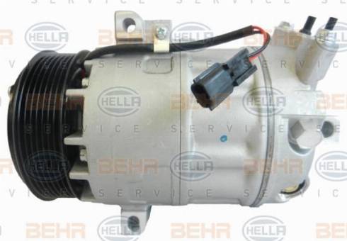 HELLA 8FK 351 115-631 - Компресор, кондиціонер autozip.com.ua