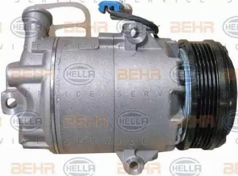 HELLA 8FK 351 134-261 - Компресор, кондиціонер autozip.com.ua