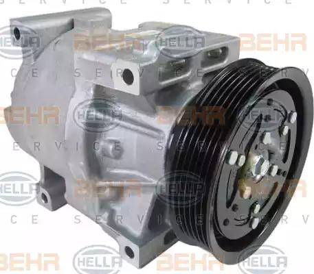 HELLA 8FK 351 129-091 - Компресор, кондиціонер autozip.com.ua