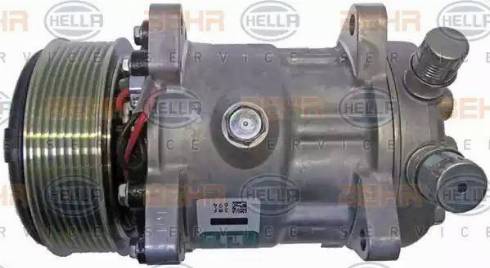 HELLA 8FK 351 126-001 - Компресор, кондиціонер autozip.com.ua