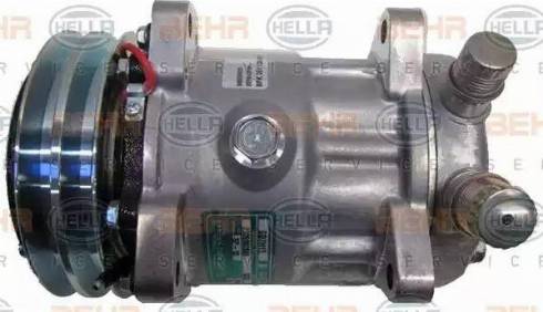 HELLA 8FK 351 126-031 - Компресор, кондиціонер autozip.com.ua