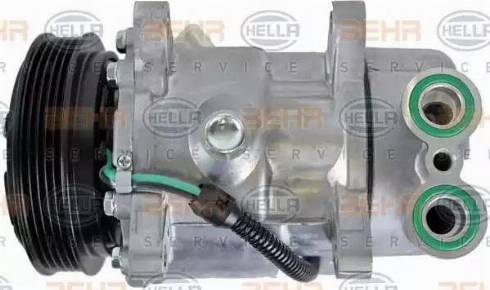 HELLA 8FK 351 316-931 - Компресор, кондиціонер autozip.com.ua