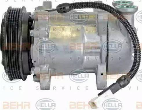 HELLA 8FK 351 316-931 - Компресор, кондиціонер autozip.com.ua