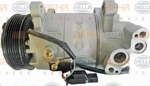 HELLA 8FK 351 339-741 - Компресор, кондиціонер autozip.com.ua