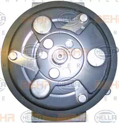 HELLA 8FK 351 334-301 - Компресор, кондиціонер autozip.com.ua