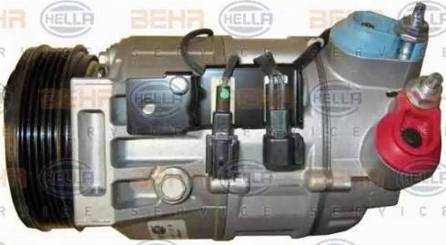 HELLA 8FK 351 322-181 - Компресор, кондиціонер autozip.com.ua