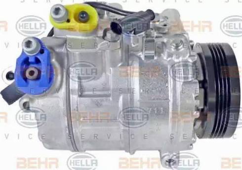 HELLA 8FK 351 322-251 - Компресор, кондиціонер autozip.com.ua