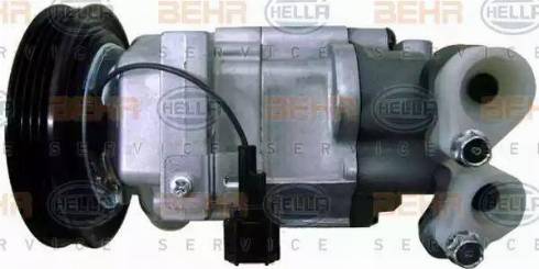 HELLA 8FK 351 322-211 - Компресор, кондиціонер autozip.com.ua