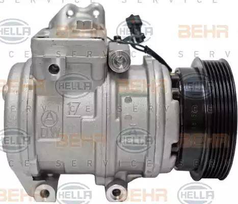 HELLA 8FK 351 273-201 - Компресор, кондиціонер autozip.com.ua