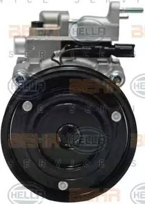 HELLA 8FK 351 273-231 - Компресор, кондиціонер autozip.com.ua