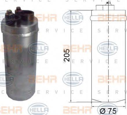 HELLA 8FT 351 192-431 - Осушувач, кондиціонер autozip.com.ua