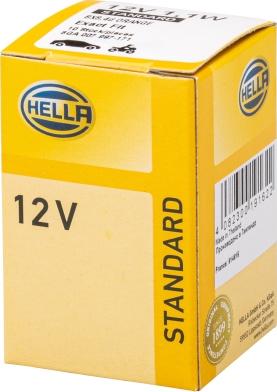 HELLA 8GA 007 997-171 - Лампа розжарювання, освітлення щитка приладів autozip.com.ua