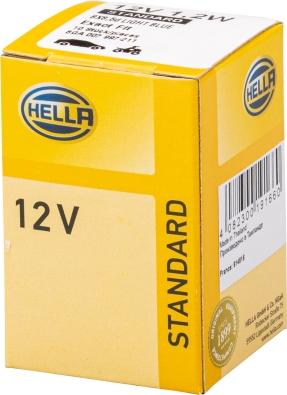 HELLA 8GA 007 997-211 - Лампа розжарювання, освітлення щитка приладів autozip.com.ua