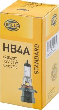 HELLA 8GH 005 636-201 - Лампа 12V HB4A 51W P22d autozip.com.ua