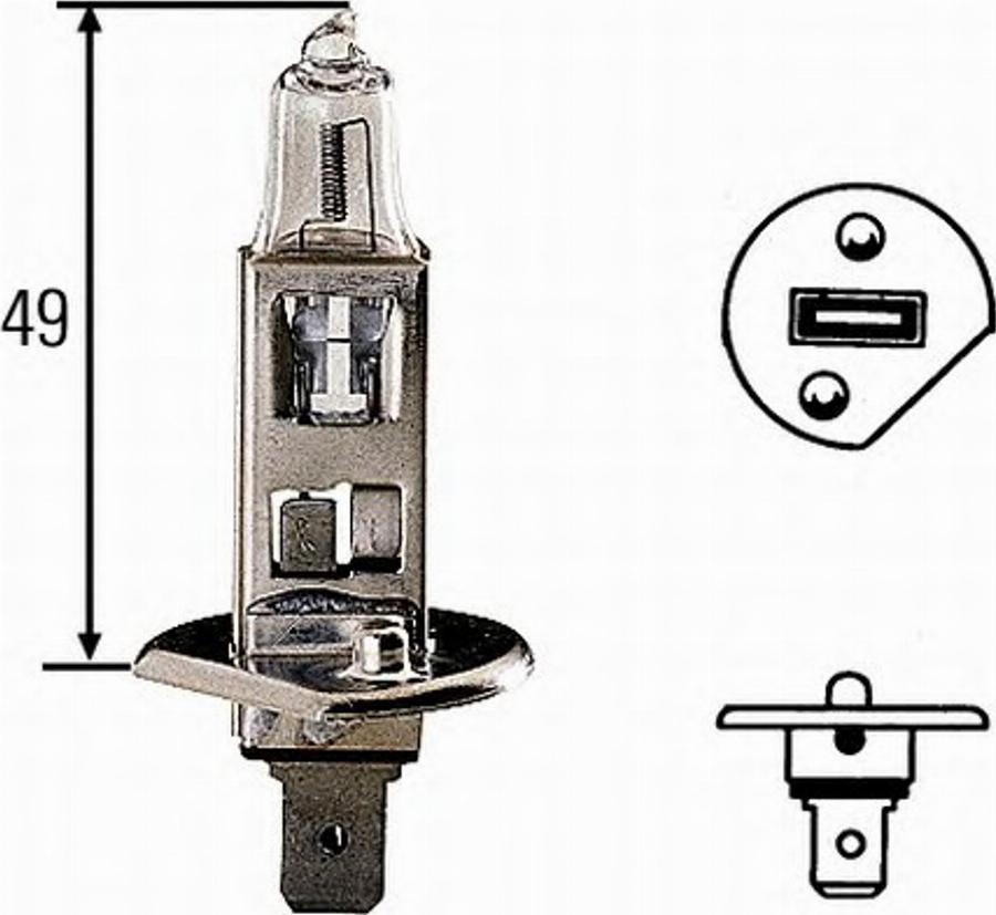 HELLA 8GH 002 089-801 - Лампа розжарювання, фара з авт. системою стабілізації autozip.com.ua