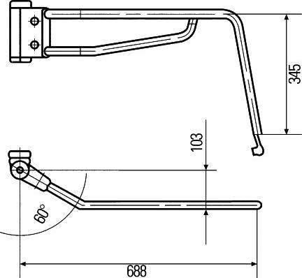 HELLA 8HG 503 019-022 - Кронштейн, зовнішнє дзеркало autozip.com.ua