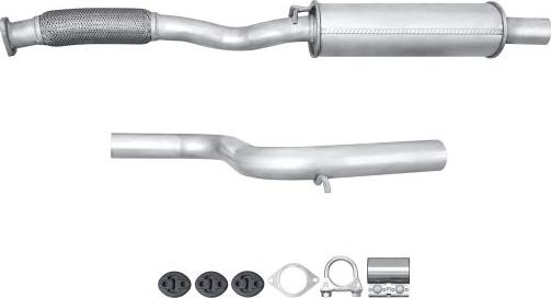HELLA 8LC 366 024-121 - Середній глушник вихлопних газів autozip.com.ua