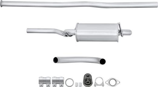 HELLA 8LC 366 023-951 - Середній глушник вихлопних газів autozip.com.ua