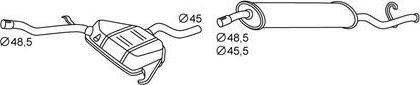 HELLA 8LD 366 028-821 - Глушник вихлопних газів кінцевий autozip.com.ua