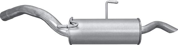 HELLA 8LD 366 027-601 - Глушник вихлопних газів кінцевий autozip.com.ua