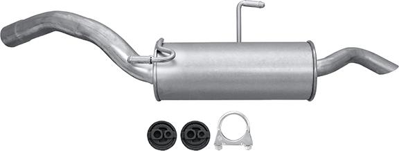 HELLA 8LD 366 027-601 - Глушник вихлопних газів кінцевий autozip.com.ua