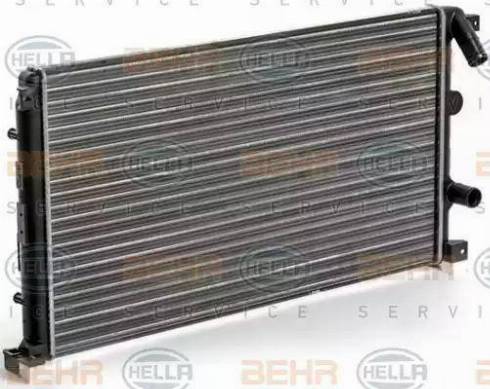 HELLA 8MK 376 700-311 - Радіатор, охолодження двигуна autozip.com.ua