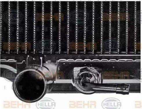 HELLA 8MK 376 708-341 - Радіатор, охолодження двигуна autozip.com.ua