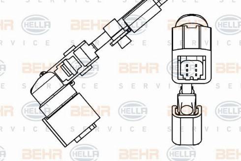 HELLA 8MV 376 782-401 - Вентилятор, охолодження двигуна autozip.com.ua