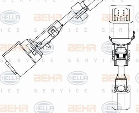 HELLA 8MV 376 782-411 - Вентилятор, охолодження двигуна autozip.com.ua