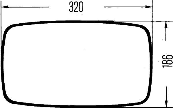 HELLA 8SB 560 991-041 - Зовнішнє дзеркало autozip.com.ua