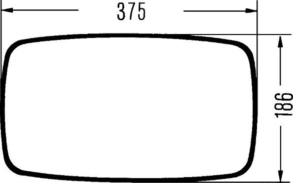 HELLA 8SB 501 156-031 - Зовнішнє дзеркало autozip.com.ua