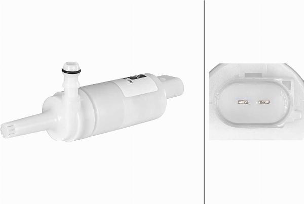 HELLA 8TW 006 848-791 - Водяний насос, система очищення вікон autozip.com.ua