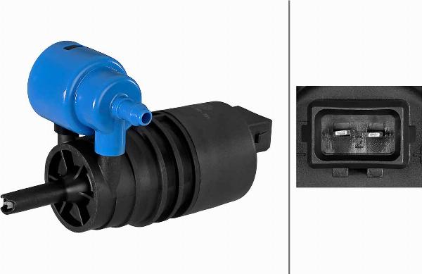 HELLA 8TW 006 848-781 - Водяний насос, система очищення вікон autozip.com.ua