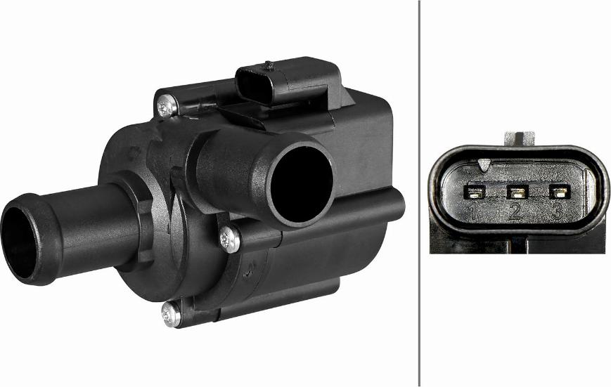 HELLA 8TW 358 304-711 - Додатковий водяний насос autozip.com.ua